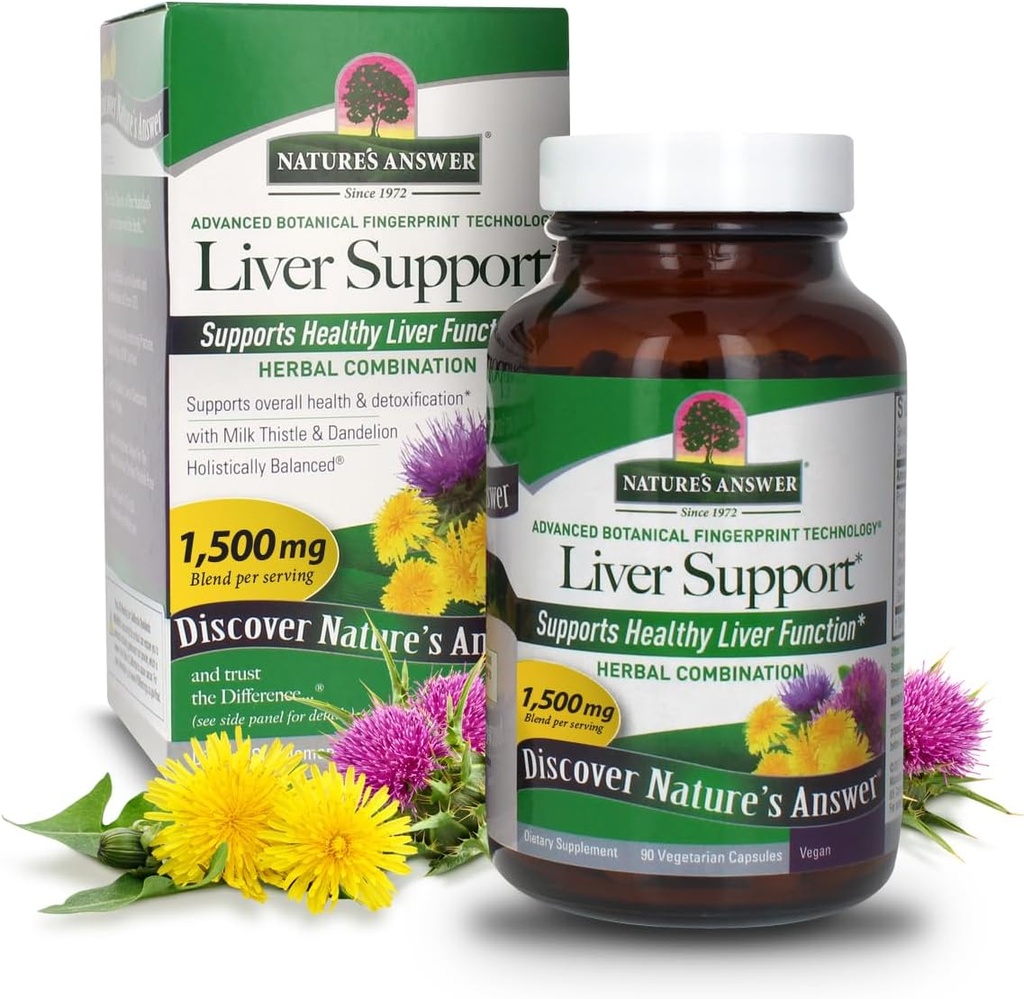 Nature 's Respond Liver Support 124; Herbal Combination with Milk Thistle & Dandelion: 124; Dietary Suplemen 124; Promotes Healthy Liver Fungsi 124; Kosher Sertifikasi, Vegetarian and Vegan 90 Capsules