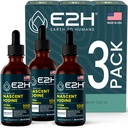 Lodium cair E2H Vegan - Dukungan Thyroid dan Fungsi Kognitif - Boost Anda Metabolisme dan Energi Levels - Vegan - Non-GMO (3 Botol)
