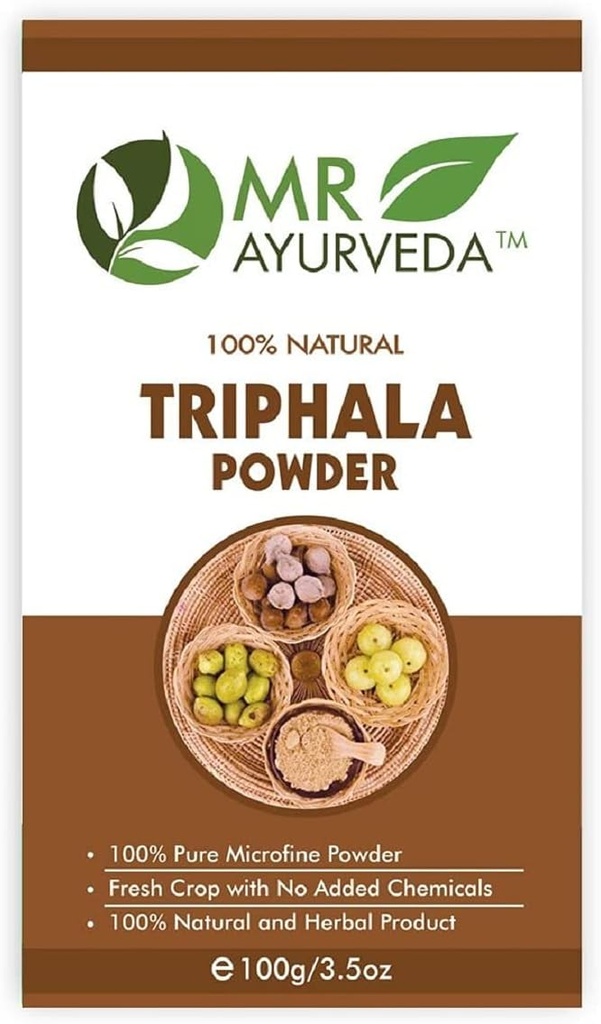 Eleven Zone 100 Pure Triphala Powder 124; Triphala Powder untuk Skin 124; Triphala Powder Organik 124; Triphala Powder untuk Rambut 124; Triphala Powder untuk Wajah 124; Tidak Ditambahkan Kimia, 100 Grams