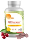 Zahler Energizer - Mengalir dan B12 Suplemen - Quast Dissolving Cherry Flavor Lozenges Dual Vitamin Metholated B12 & FOlate Supplemen dengan Acid Folic 1360 mcg (360 Count)
