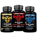 Prime Labs Prime Testosterone Booster + Night Duty Sleep Suplement + Tongkat Ali Plus (60 Count Each)