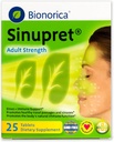 Sinupret Dewasa Sinus + Imune Dukungan Semua Natural, Fast Acting Herbal Nasal Passage & Imunity Pendukung Boost dengan Verbena & Elder Flower - 25 Tablet