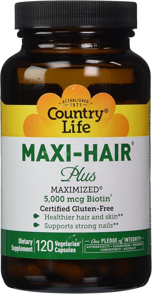 KEHIDUPAN KOTA Vitamin Maksimum-Rambut Ditambah BIOTIN, 120 VCAP