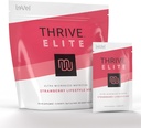 Le- Vel Thrive Protein Shake 124; Gluten- Free, Protein BCAAs, Progories & Enzymes A124; 16 Servings - Paket tunggal, Strawberry