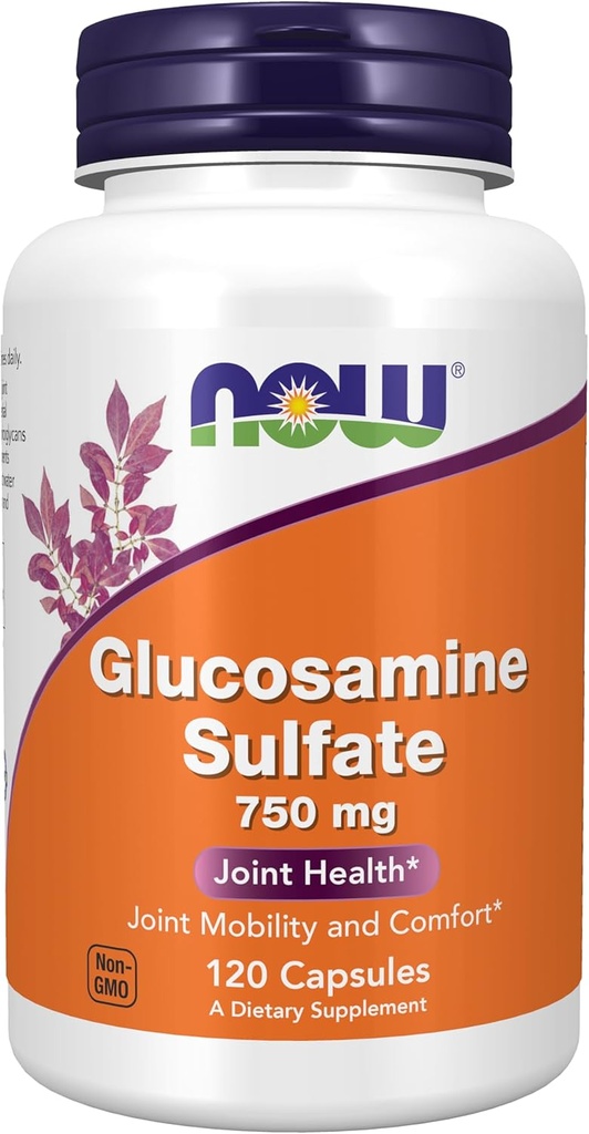 SKY Foods Suplemen Glucosamin 750 mg, dengan Sertifikasi Diet UL, 120 Veg Capsules