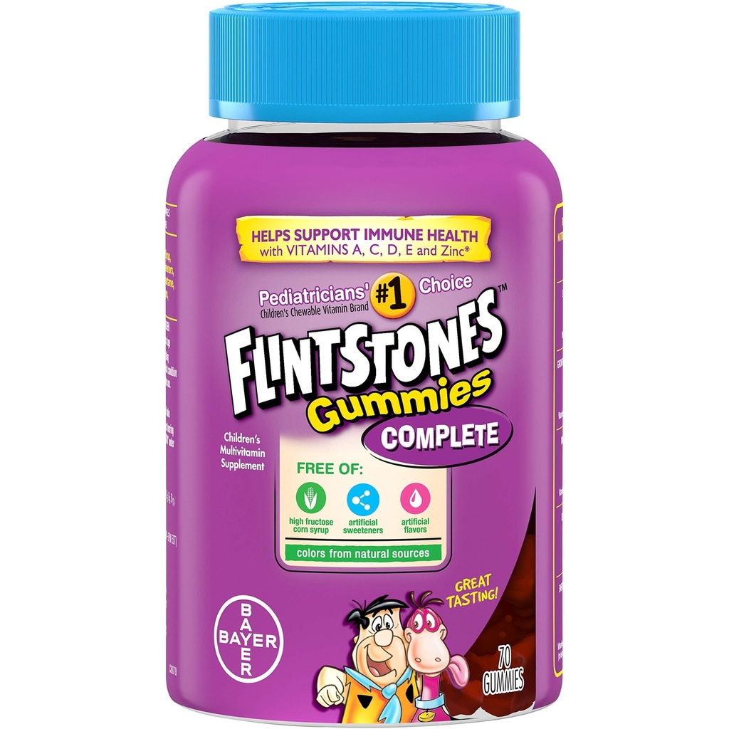 Flintstones Children 's Complete Multivitamin Gummies, 70 Count