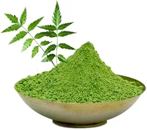 Organ Neem Leaf Powder - 100% Pure & Natural 124; Ayurvedic Skin & Hair Care 124; Acne & Dandruff Remedy REMO4; Imunity Booster 124; dari Sri Lanka 124g Pack (1.7 oz)