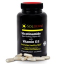 Nicolingamide Non-Flushing Vitamin B3 dan D3 Suplemen 124; Vegetarian dan Gluten- Free Oral Nicotinamide Suplemen dengan Contable Cellubose Casings 124; Promotes Healthy Skin 124; 60 Capsules 12.400mg