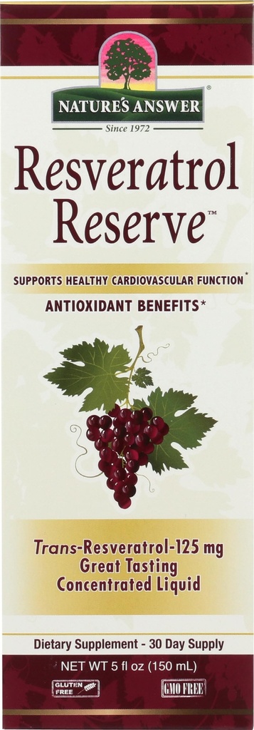 Nature 's Resveratrol Free Resveratrol 5oz konsentrasi Liquid 124; Dikemas dengan Antioksidants 124; Promotes Overall Well-Being 124; Imune Sistem Dukungan 124; Hitungan Tunggal