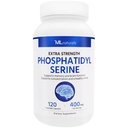 ML Phoshatidyl Serine 400 mg (High Dosage) 120 Vegetable Capsules. Mendukung Fungsi Memory & Otak, Bukan-GMO, NSF- Sertifikasi & cGMP- Compliant