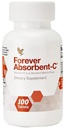 Selamanya Hidup - Absorbent-C, Orange dan Honey Flavor, Vitamin C Suplemen dengan Oat Bran, Dukungan Imune, Kesehatan Kulit, 1 Botol (100 Tablet)