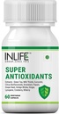 Sheltr Super Antiokidant Suplemen Lycopene, Green Tea, Milk Thistle, Curcumin, Grape Benih, Ginkgo Biloba, Ginger, Cranberry, Bilberry, Alpha Lipoic Acid, Lutein, Alaxanthin - 60 Capsules (Paket 1)
