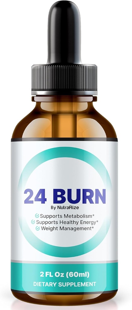 24 Burn Weight Los Drops, All- Natural Liquid Formula Mula, Premium Nutrotionary Blend to Dukung a Active Lifestyle Energy, and Fitness, Resmi 24Burn Gotas Review (30 Pelayan)