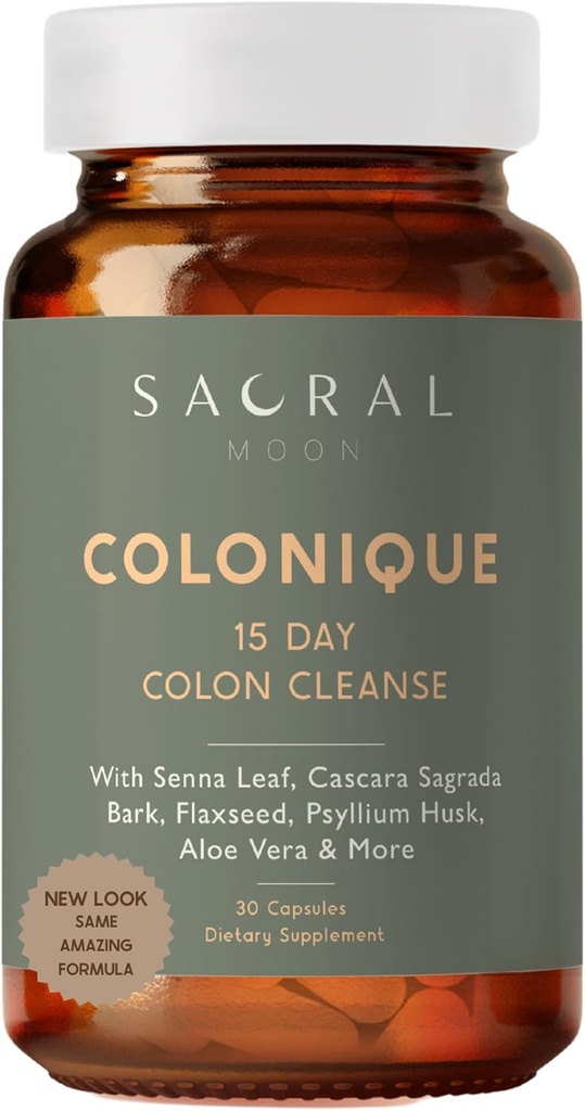 15 Hari Colon Cleanse - Dukungan Digetical untuk Cleansing, Senna Leaf, Cascara Sagrada, Psyllium Husk, Flaxseed, Aloe Vera, Propoles dan More.