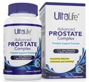 ULTALIFE Advanced Saw Palmetto Prostate Suplement for Men with Beta Sitosterol Promotes Urinary Comfort, Sleep Quality & Prostate Health 90 Capsules