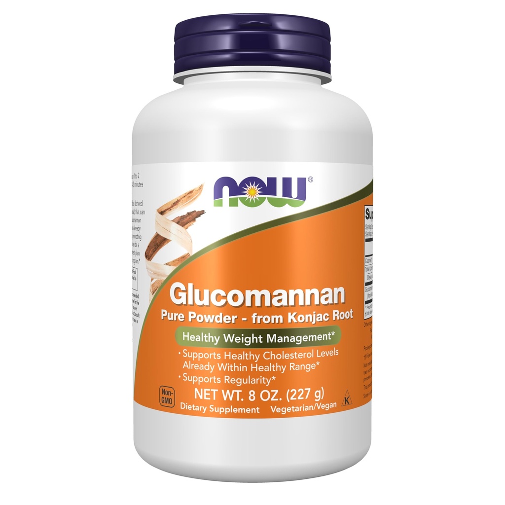 SKY Foods Supplemen, Glucomannan (Amorphophallus konjac) Pure Powder, Supports Regularitas *, Healthy Weight Management *, 8 Ounce (Paket 1)