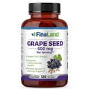 FineLand Grape Extract 50: 1 - 25,000 mg Equilovalen per Capsule - 120 Vegan Capsules - Kaya dalam Antioksidants, Heart, Ammune & Circulation Dukungan - Non-GMO 124; Dibuat di AS