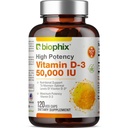 biophix Vitamin D-3 10000 IU High- Potency 120 Softgels - High- Potency Non-GMO Soy- Free Support Strong Bones Imune Health