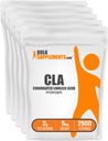 BulkSuplements.com menyelaraskan Lanoleic Acidder - CLA Suplemen - Gluten Free, 2g Per Serving, 1kg (2.2 lbs) (Paket 5)