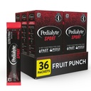 Pedialyte Sport Electrolite Powder, Fast Hidration with 5 Key Electrolite for Muscle Duction Before, During, Fruit, 0.49 Oz Sachets 6 Count (Pack of 6)
