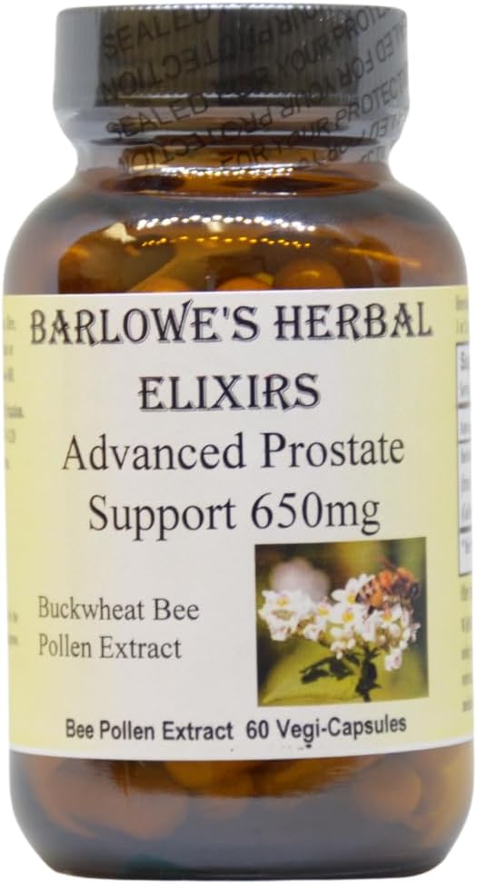Prostate Advanced Prostate Support 124; Buckwheat Bee Pollen Supplemen 124g Per Capsule 14; Uriner and Prostate Health 124; Menopausasal Dukungan Perempuan 124; 60 Vegan, Halal, dan Kosher Capsules 126; Non-GMO