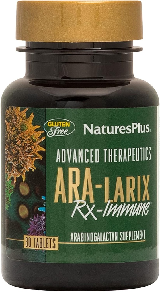 NaturesPlus Advanced Therapeutics Ara- 6 Rx Ammune Health - 30 Tablet - hypoallergenic, Gluten- Free, Vegetarian - 30 Servis