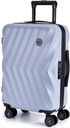 BAGSMART Carry On Lumber 22x14x9 Airline Apressed, PC Hardside Suitcase, 20 Inch Carryon dengan Spinner Wheels, Travel Lumlered Rolling Suitweight for Men Women (Purple)