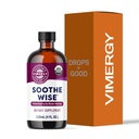 Vimergy Soothe Wise * - Fast- Absorbing Ammune Dukungan dengan Elderberry Syrup dan Raw, Madu Organik - Coats dan respiratory jaringan - USDA Certified Organik, Vegan, Paleo- Friendly, Gluten- Free.
