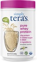 Cukup tera Whiy Protein Powder murni - Rumput Fed Vanila Whey Protein Powder, Clean, Made Without Artificial Sweeteners, Non-GMO, Kosher, rBGH-Free, Soy-Free-24 Oz
