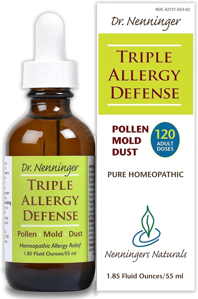 Triple Allergy Defense 120 Doses Multi- Symptom Relief Pollen Mold Dust