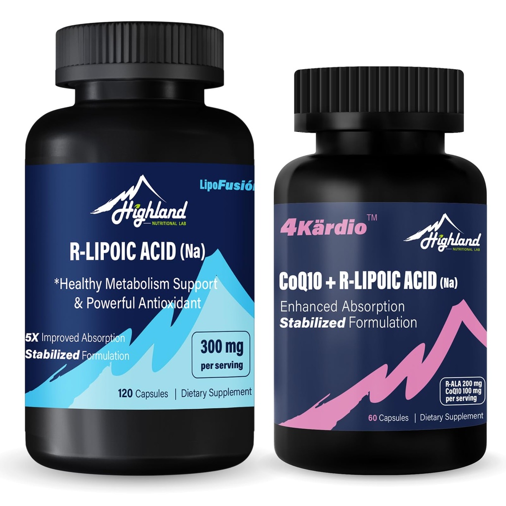 Acid R- Lipoic (Na) + CoQ10 dan Acid R- Lipoic (Na) Bundle