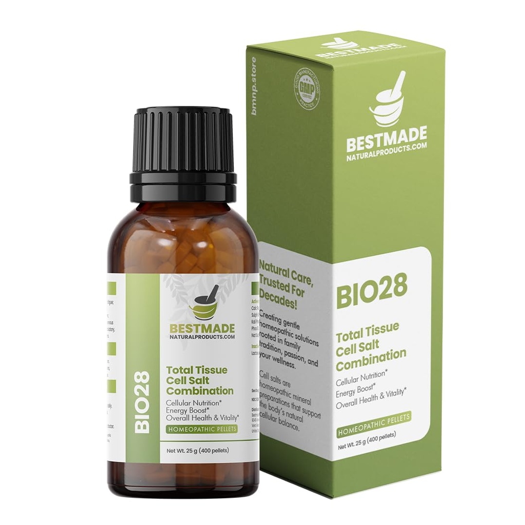 Bestmade Total Tissel Salt Combination BIO28 - Membantu Tubuh Anda Absorb dan Gunakan Nutrients, Meningkatkan Tingkat Energi, Membantu Meningkatkan Pola Tidur, Overall Kesehatan dan Vitalitas, 350 Pellets