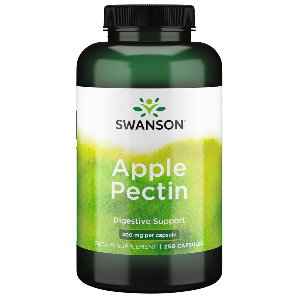 Swanson Apple Pectin 300 Miligram 250 Capsules