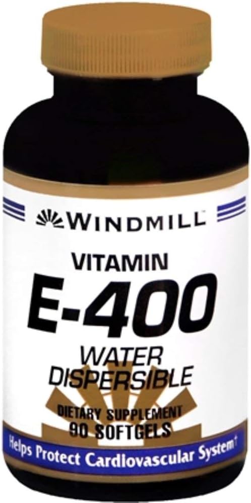Vitamin E SFGL 400 IU WTR DS WMELL, 90 Count