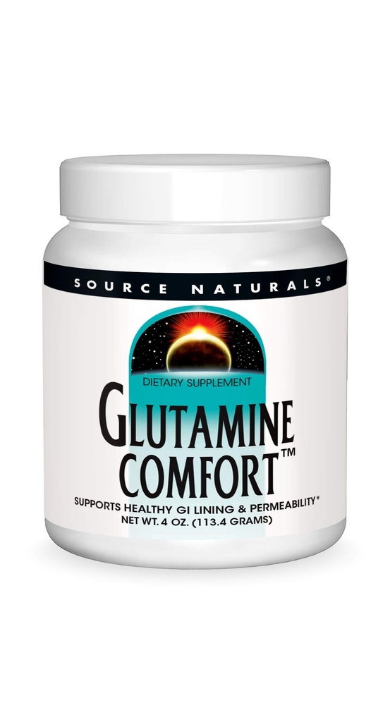 Komfort Glutamine Sumber, Menyediakan Jalur GI Sehat dan Permeabilitas *, 4 Bubuk Ounce