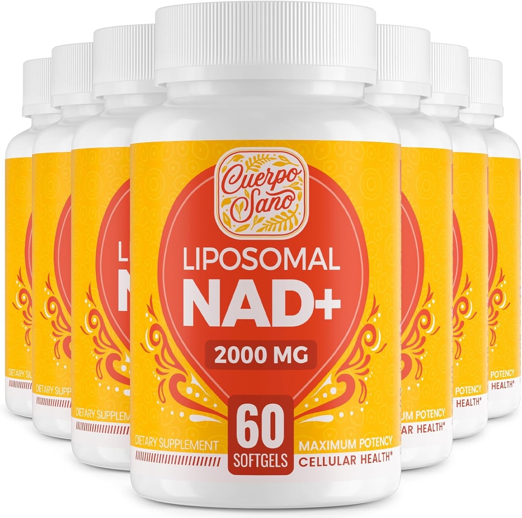 2000 MG NAD Suplemen, Lipomal NAD + dengan Absorpsi Tinggi, Lebih Eefisien dari Nicotinamide Ribside, Suplemen Murni & Plus Boosting, Penuaan Pertahanan, Metabolisme & Cellular, 480 softgels