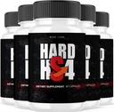 Rize lab Hard HS4 Capsules for Men 's Health, Extra Strength Pills, Male Support for Overall Performance, Hard HS4 Maximum Formula, Pastilla - Pack of 5 (300 Capsules)