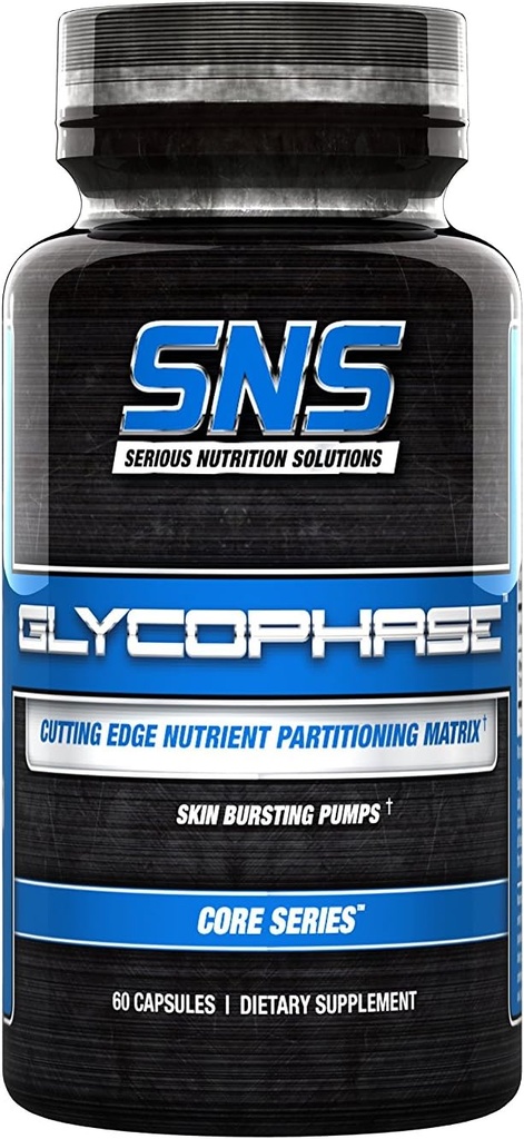 Komplotan Solusi Nutrition Serius Glycophase Tambahan Diet Capsules, 120 Veggie Capsules