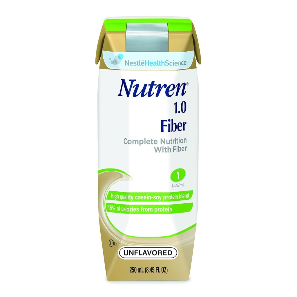 Nutren .1.0 Fiber - Unflamited - Calories 250 / 250 mL Packaging 250 mL Tetra Prisma - Kasus 24