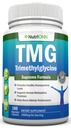 Suplemen Trimethylglycine TMG - 10000mg - 180 Capsules - Premium Pure Betaine Anhydrous - Mendukung Homocysteine Normal & Tekanan Darah Levels - Promemasuki Proses Metilasi - Non-GMO Formula