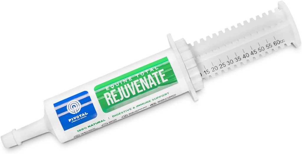 Equine Total Remereate Equine Oral Paste (60g Oral Syrnect, Pack of 1) Dukungan Digetique untuk Kuda - Suplemen Kuda - Absorbs dan Bakteria Prothogenik Eliminates