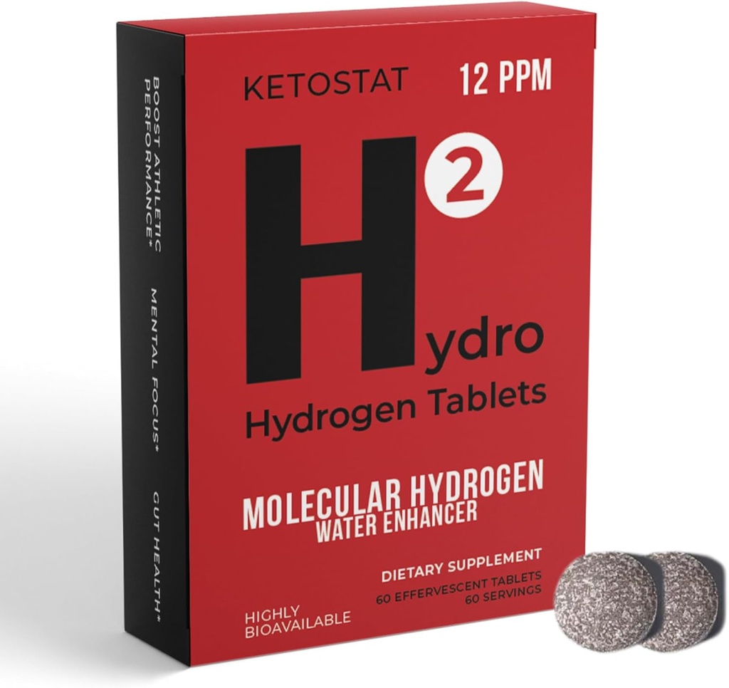 Tablet Air Hidrogen untuk Minum Air 60 Count 12 PPM Nanobubbbbles- Perjalanan Friendly US Perusahaan