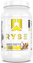 RYSE Loaded Protein Powder - Cinnamon Toast - 25g Whey Protein Isolate & Konsentrat dengan Prebiotic Fiber & MCTS - Low Carb, Low Sugar, Digestive-Friendly - 27 Lb Tub Tub