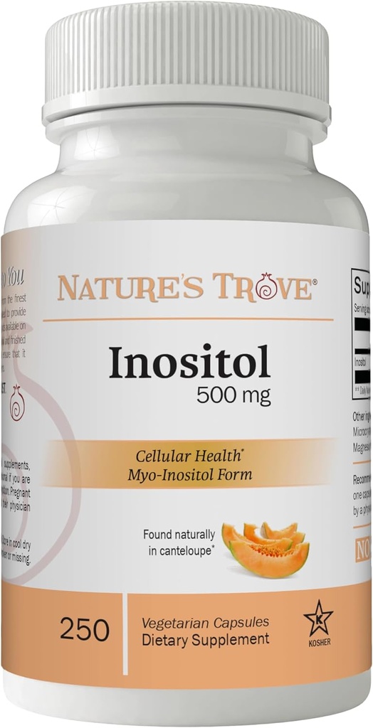 Nature 's Trove Inositol 500mg 250 Capsules