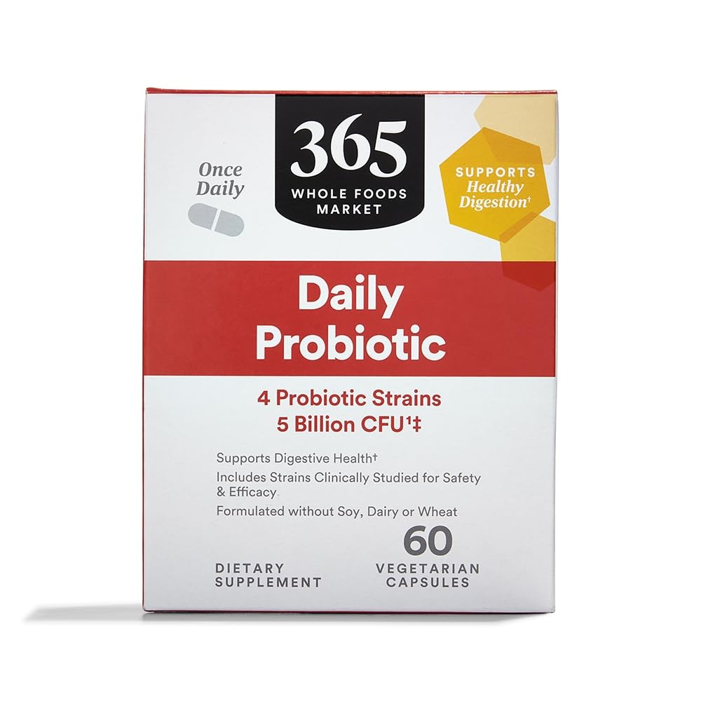 365 by Whole Foods Market, Daily Probiotic 5 Milyar CFU, 60 ct