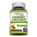 Murni Turmeric Curcumin dengan Bioperine 2250 mg Per Serving Suplemen 124; Veggie Capsules 124; Non-GMO 124; Gluten Free 124; Dibuat di USA (1 Pack, 90 Count)
