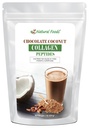 Z Natural Foods Chocolate Coconut Collagen Peptides, Dibuat dengan bubuk susu Coconut, Powder Protein Delicious untuk Overall Wellbeing, Sugar- Bebas, Non- GMO, Gluten Bebas, Kosher, 1 lb.