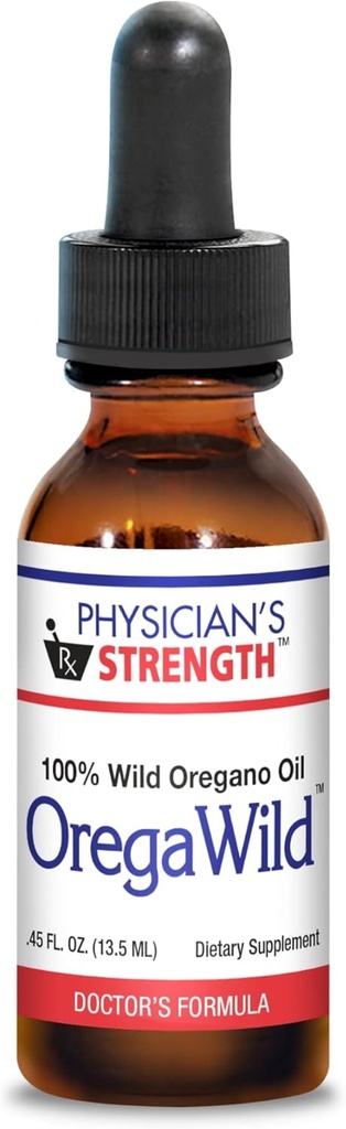 Kekuatan Dokter OregaWild - 13,5 mL - 100% Minyak Oregano - 216 Servis