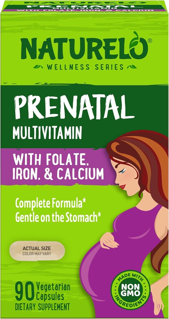 Naturelo, Prenatal Multivitamin Capsules, 90 Cacah
