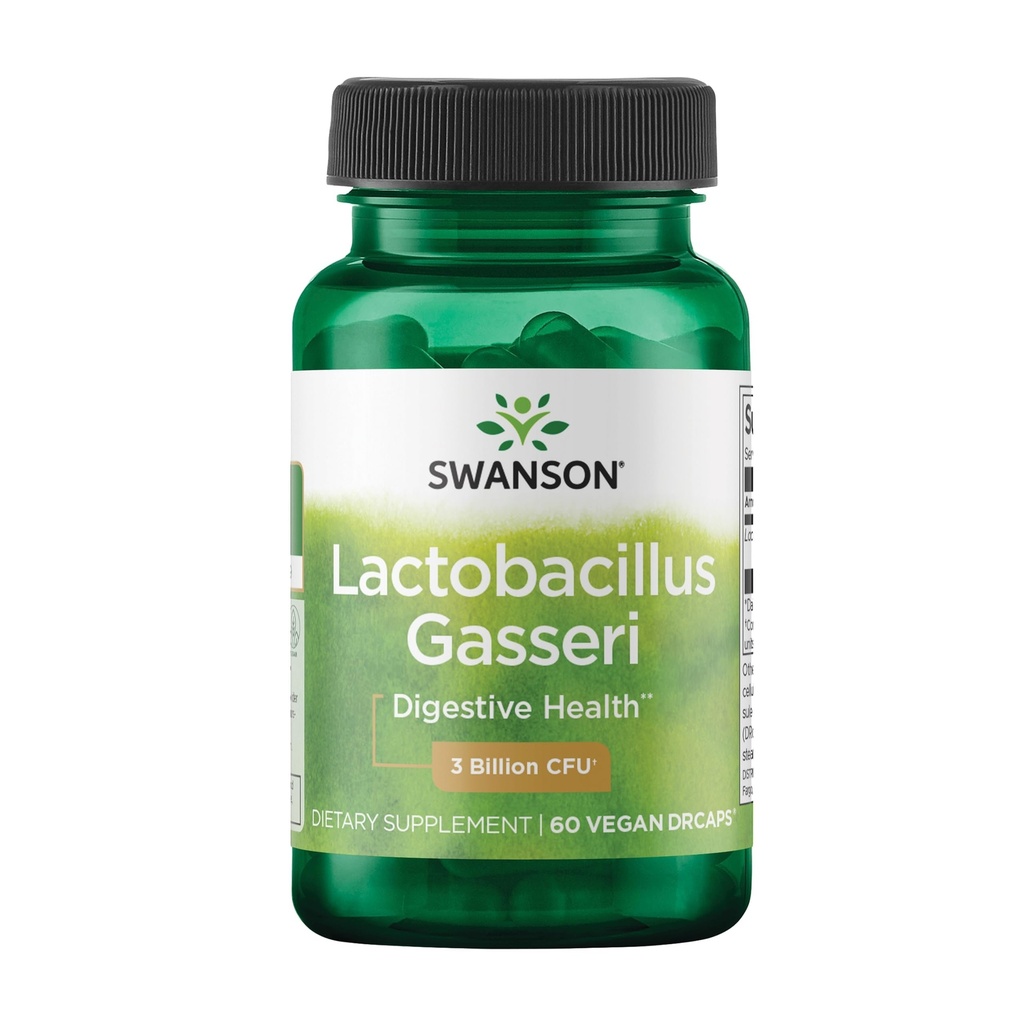 Swanson Lacleillus Gasseri - Probiotic Supplement Suplemen Digetical Health dengan 3 Milyar CFU